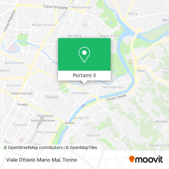 Mappa Viale Ottavio Mario Mai