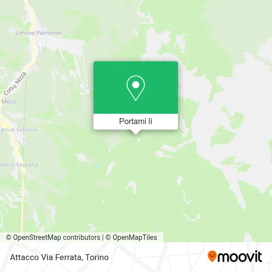 Mappa Attacco Via Ferrata