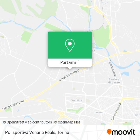 Mappa Polisportiva Venaria Reale