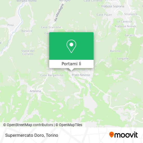 Mappa Supermercato Doro