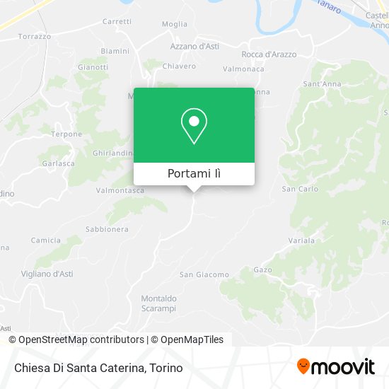 Mappa Chiesa Di Santa Caterina