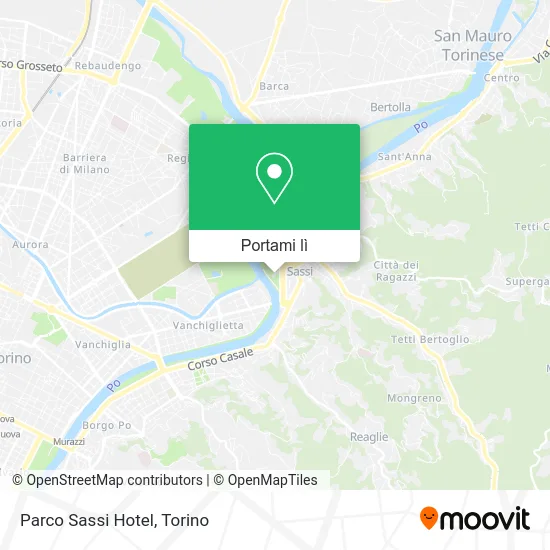 Mappa Parco Sassi Hotel