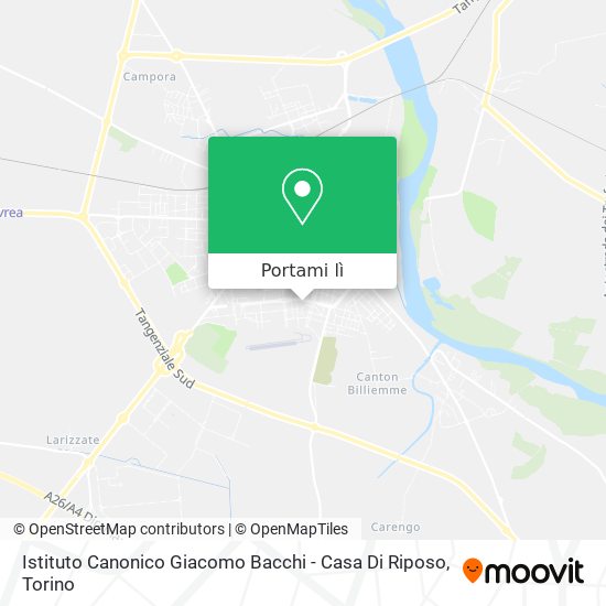 Mappa Istituto Canonico Giacomo Bacchi - Casa Di Riposo
