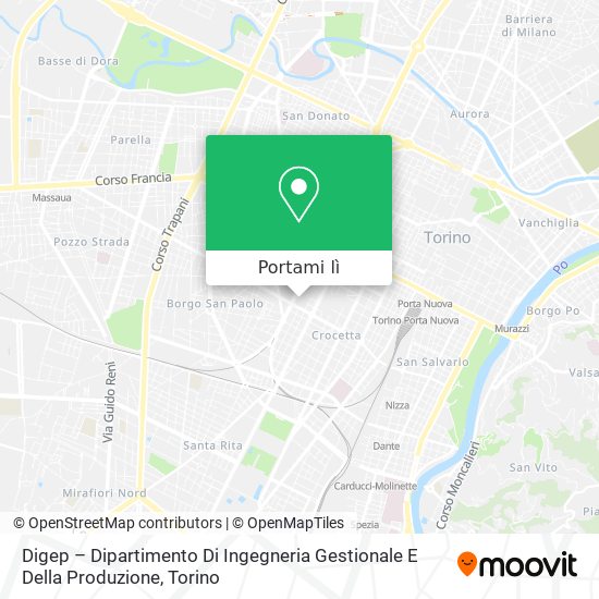Mappa Digep – Dipartimento Di Ingegneria Gestionale E Della Produzione