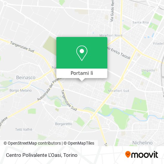 Mappa Centro Polivalente L'Oasi