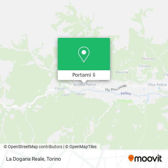 Mappa La Dogana Reale