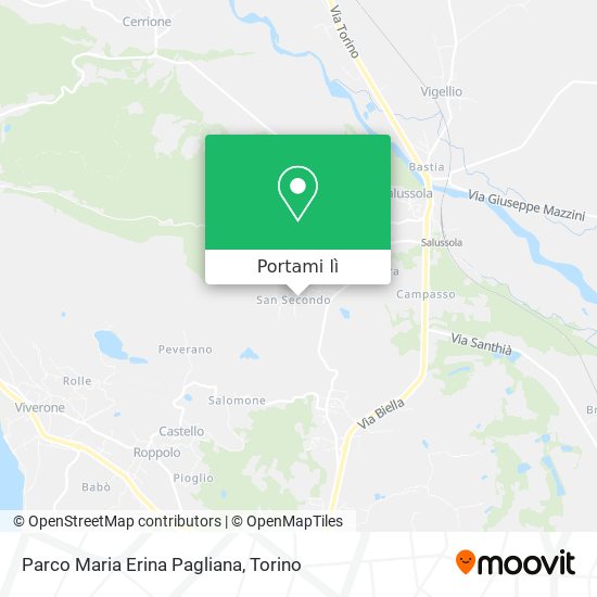 Mappa Parco Maria Erina Pagliana