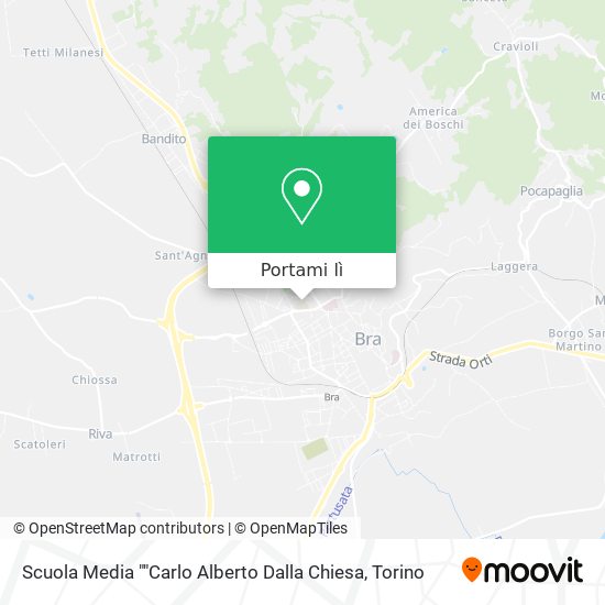 Mappa Scuola Media ""Carlo Alberto Dalla Chiesa