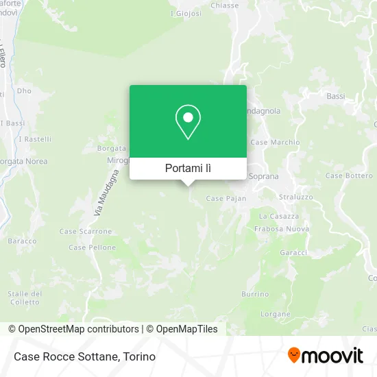 Mappa Case Rocce Sottane
