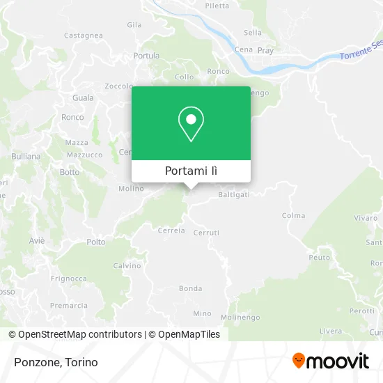 Mappa Ponzone