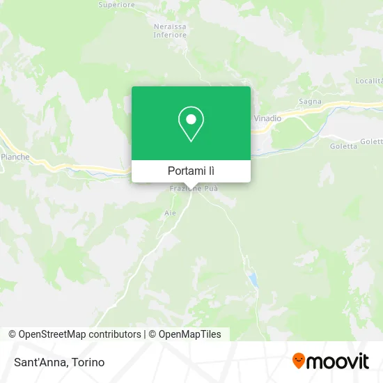 Mappa Sant'Anna