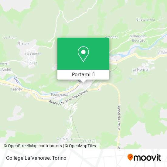 Mappa Collège La Vanoise