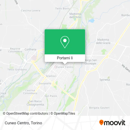 Mappa Cuneo Centro