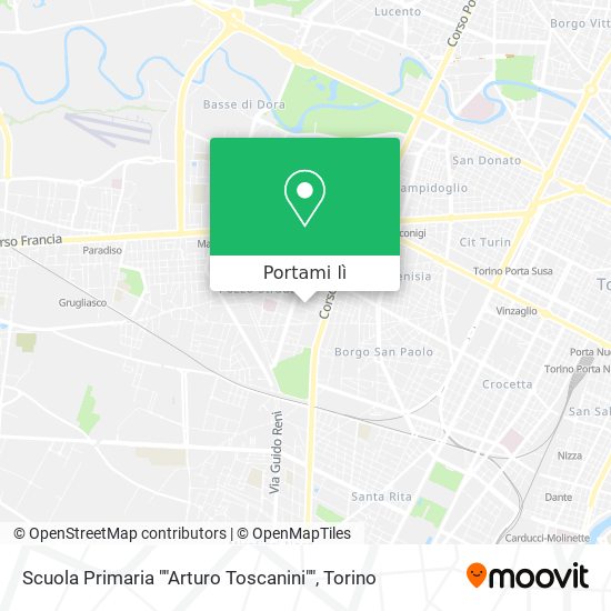Mappa Scuola Primaria ""Arturo Toscanini""