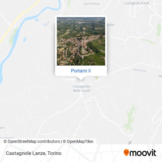 Mappa Castagnole Lanze