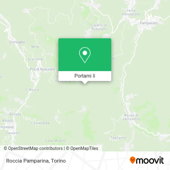 Mappa Roccia Pamparina