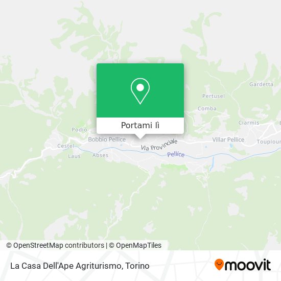 Mappa La Casa Dell'Ape Agriturismo