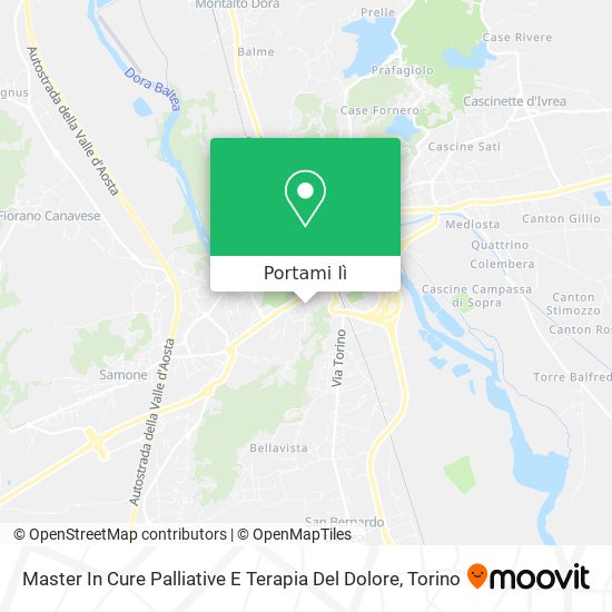 Mappa Master In Cure Palliative E Terapia Del Dolore
