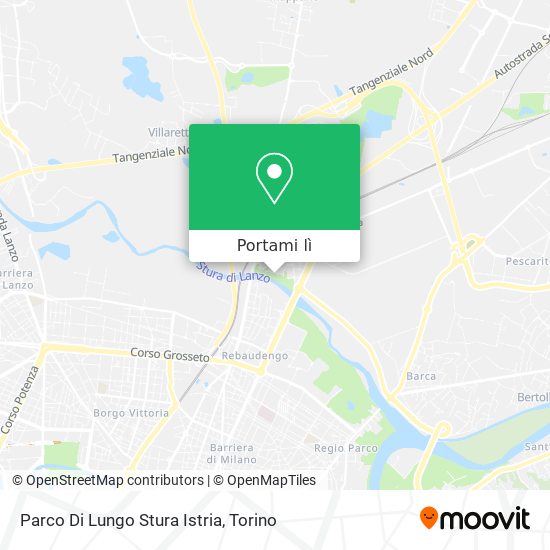 Mappa Parco Di Lungo Stura Istria