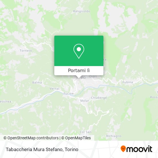 Mappa Tabaccheria Mura Stefano