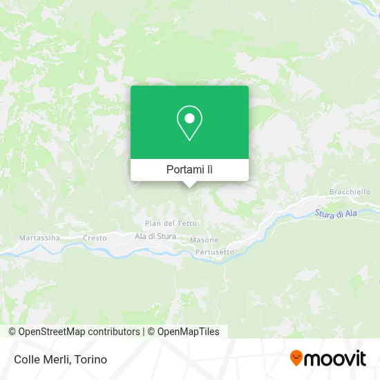 Mappa Colle Merli