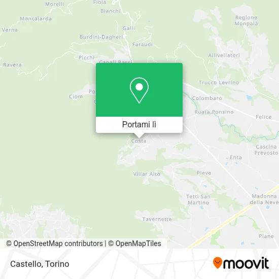 Mappa Castello
