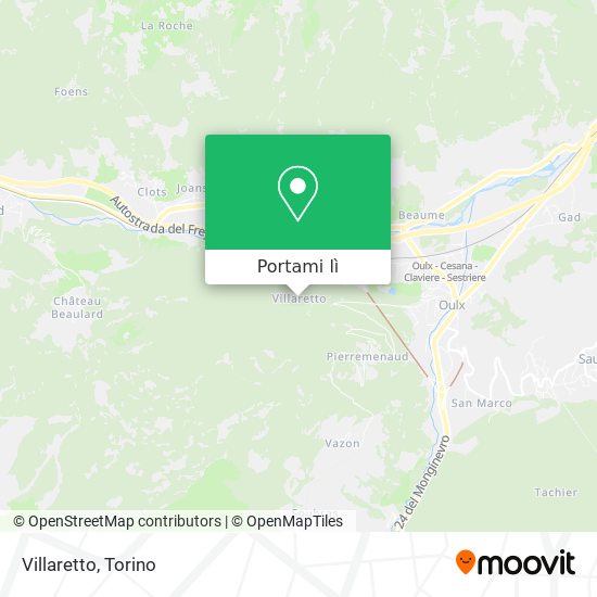 Mappa Villaretto