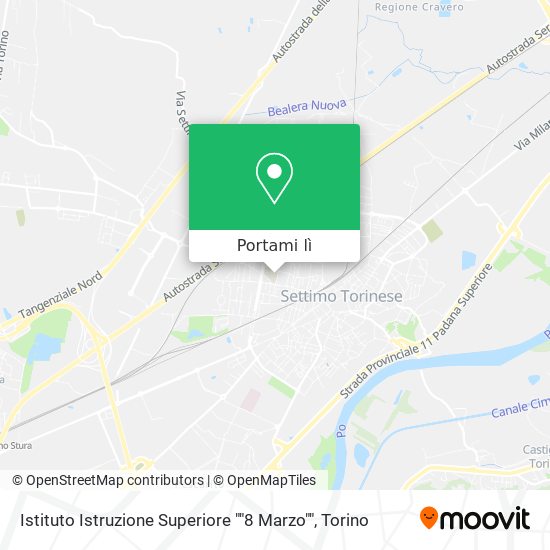 Mappa Istituto Istruzione Superiore ""8 Marzo""