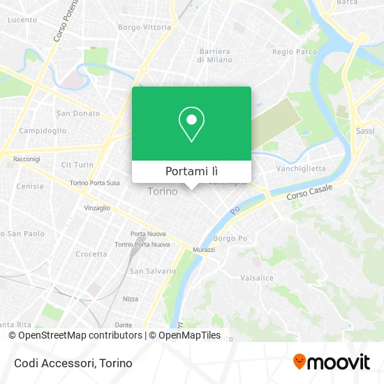 Mappa Codi Accessori