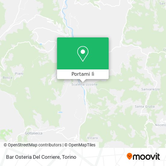 Mappa Bar Osteria Del Corriere