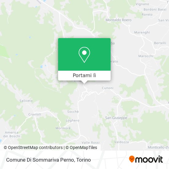 Mappa Comune Di Sommariva Perno