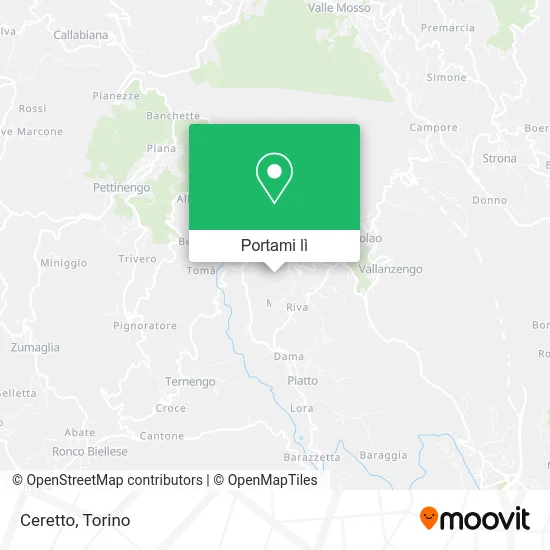 Mappa Ceretto