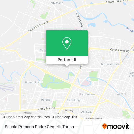 Mappa Scuola Primaria Padre Gemelli