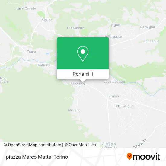 Mappa piazza Marco Matta