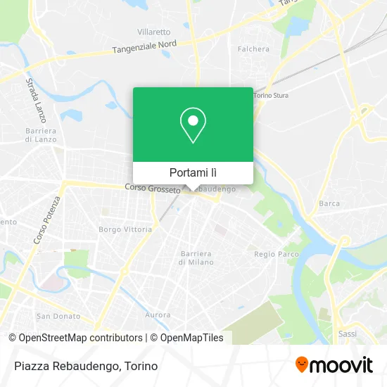 Mappa Piazza Rebaudengo