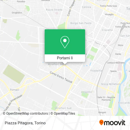 Mappa Piazza Pitagora