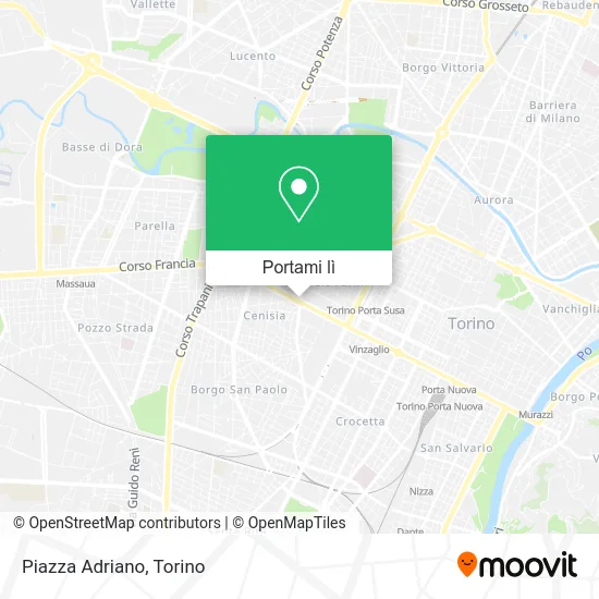 Mappa Piazza Adriano