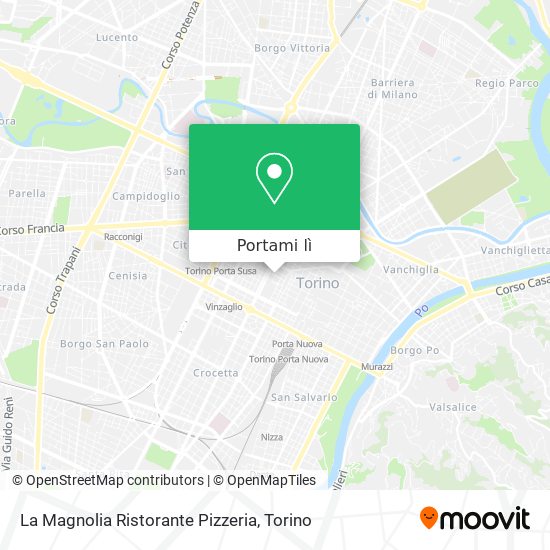 Mappa La Magnolia Ristorante Pizzeria