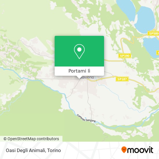 Mappa Oasi Degli Animali