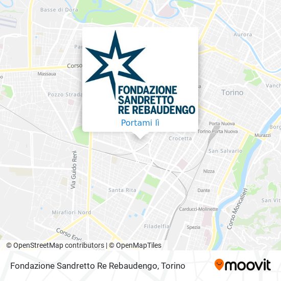 Mappa Fondazione Sandretto Re Rebaudengo