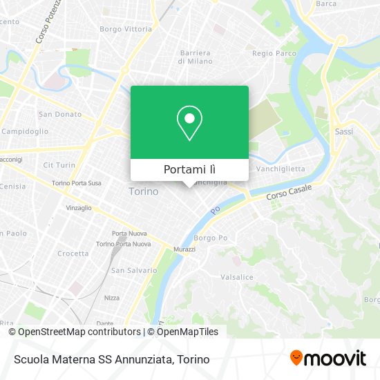 Mappa Scuola Materna SS Annunziata