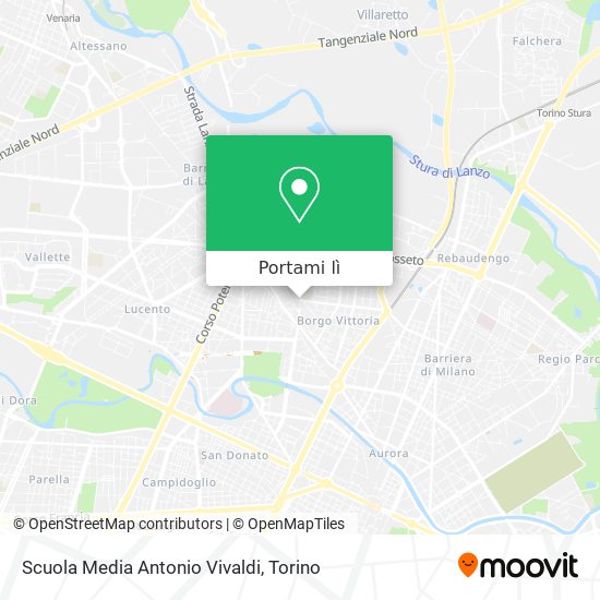 Mappa Scuola Media Antonio Vivaldi