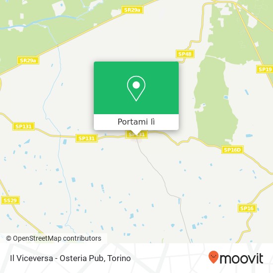 Mappa Il Viceversa - Osteria Pub