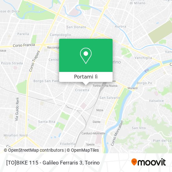 Mappa [TO]BIKE 115 - Galileo Ferraris 3