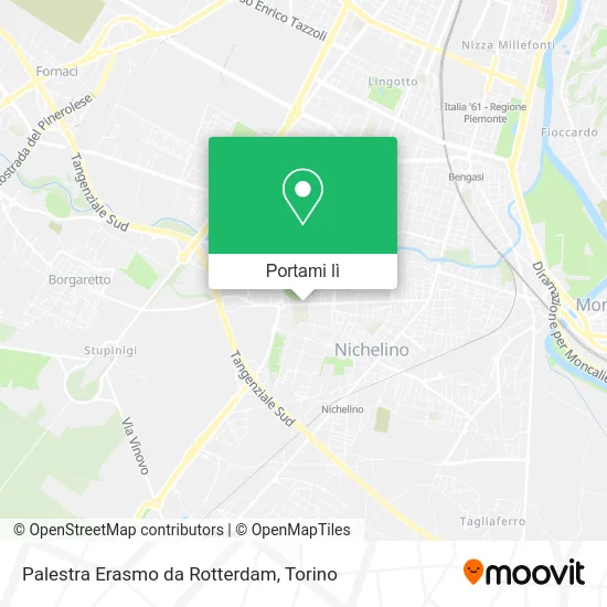 Mappa Palestra Erasmo da Rotterdam