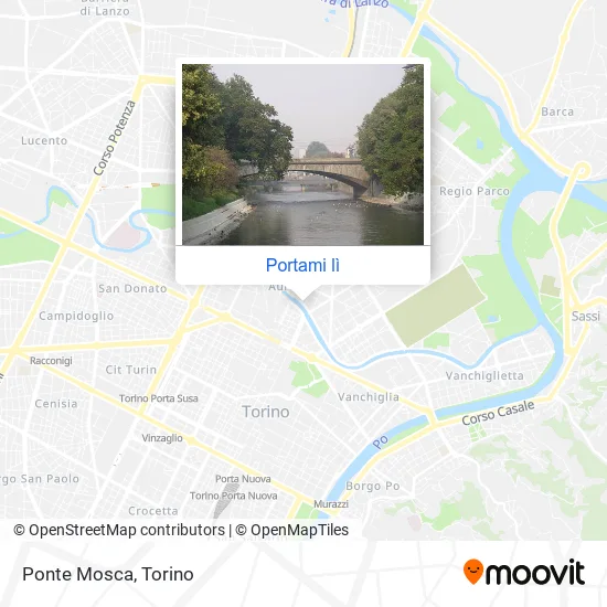 Mappa Ponte Mosca