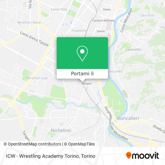 Mappa ICW - Wrestling Academy Torino