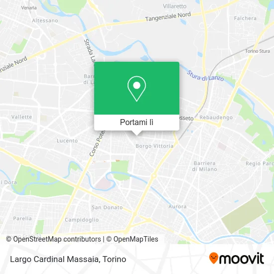 Mappa Largo Cardinal Massaia