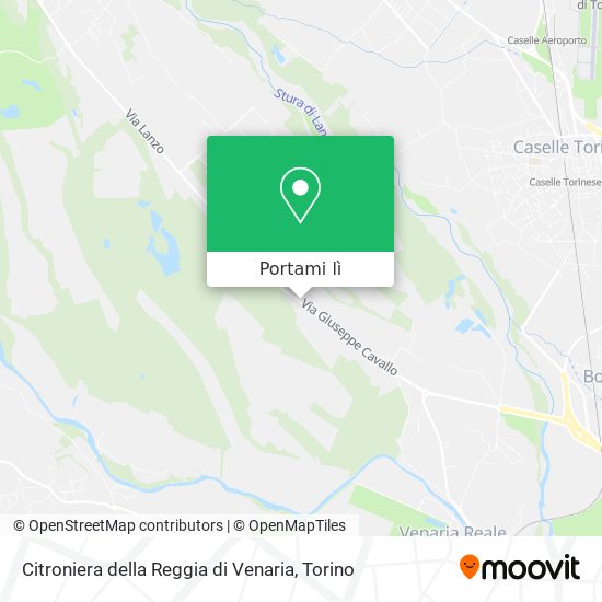 Mappa Citroniera della Reggia di Venaria