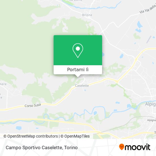 Mappa Campo Sportivo Caselette